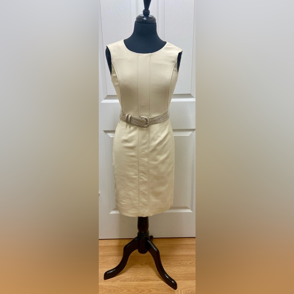 ANTONIO MELANI CREAM COLOR SIZE 2 Dress